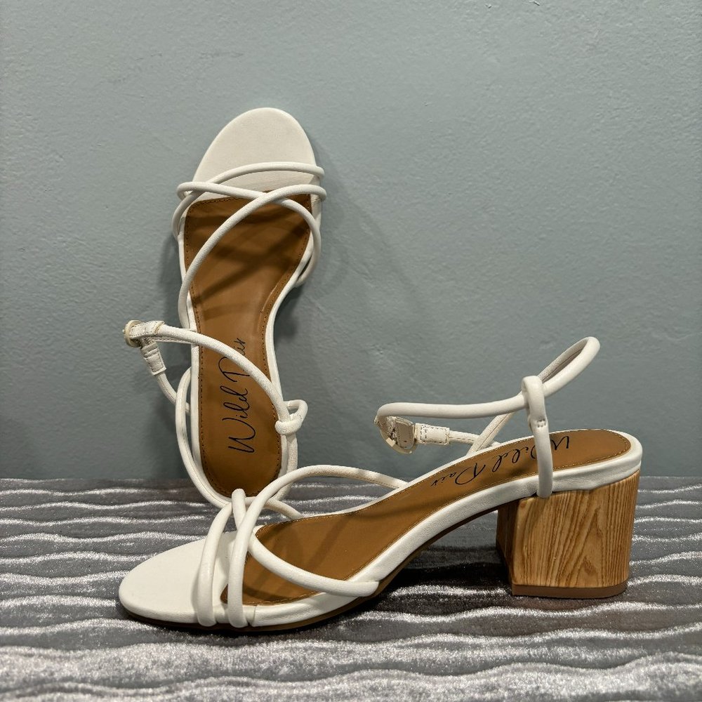 BNWT Wild Pair Ingriddp Block-Heel Sandals for Women